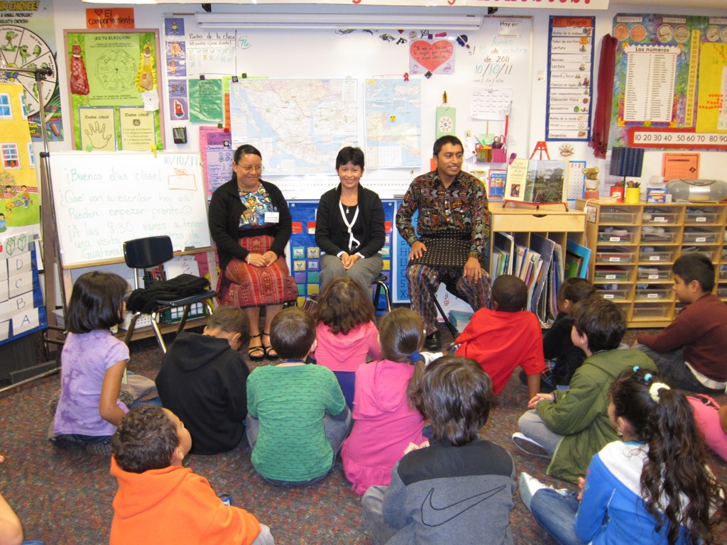 Literacy Trainers visit US classrooms Literacy Trainers visit US classrooms